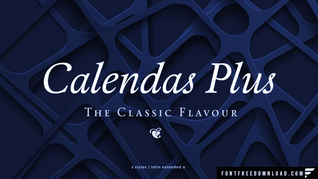 Calendas Plus Font Free Download