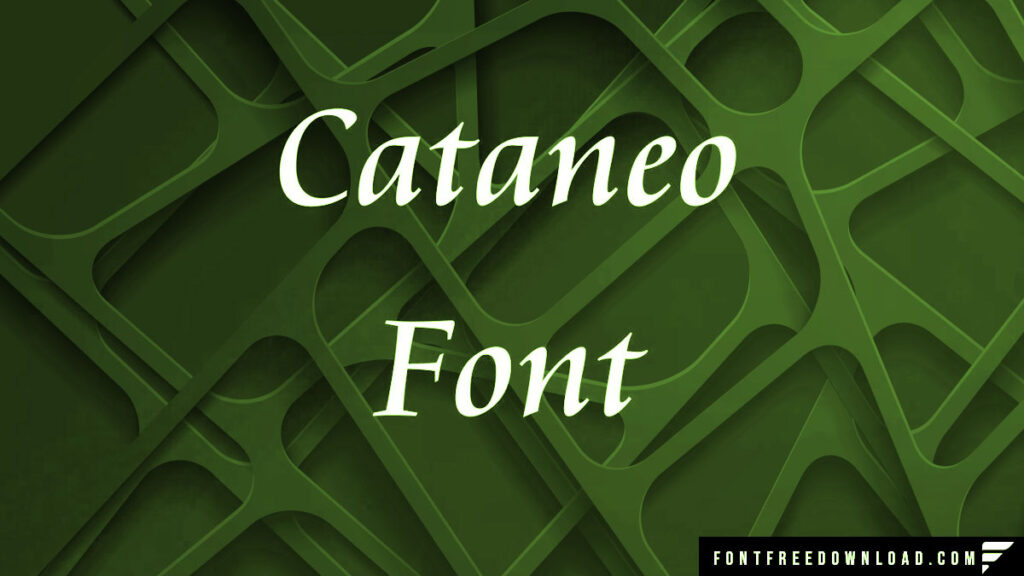 Cataneo Font Free Download