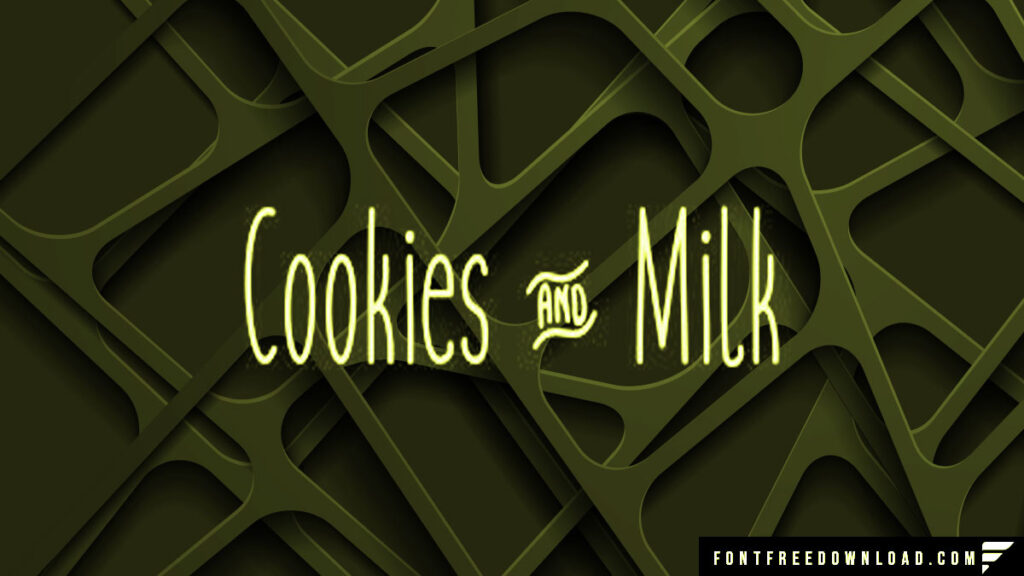 Cookies and Milk Font Free Download