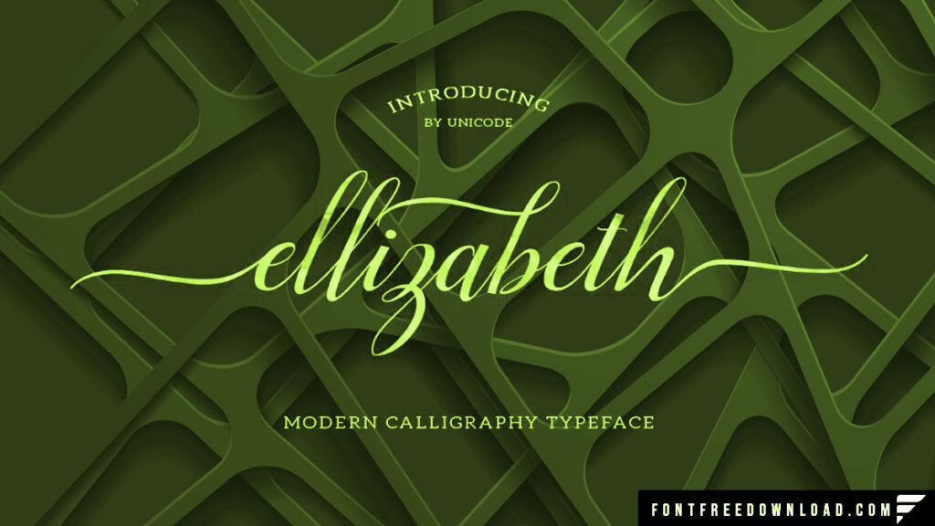 Elizabeth Script Font Free Download