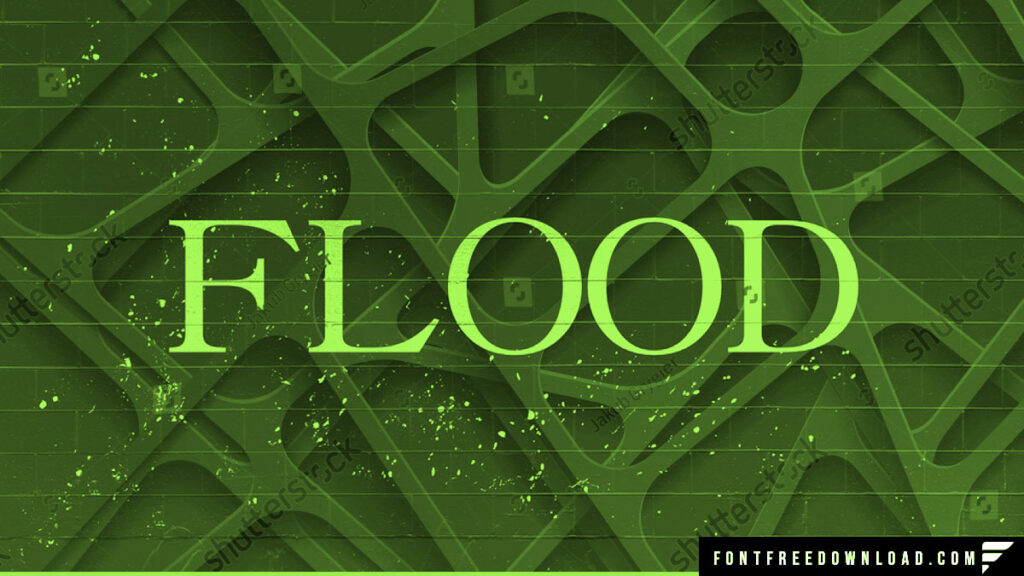 Flood Font Free Download