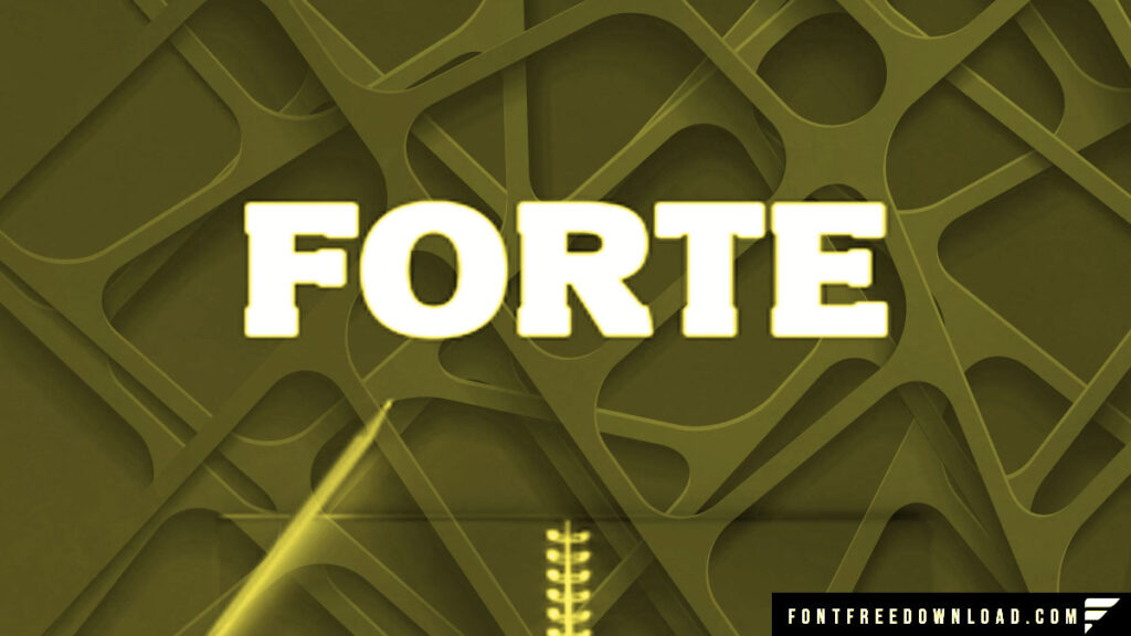 Forte Font Free Download