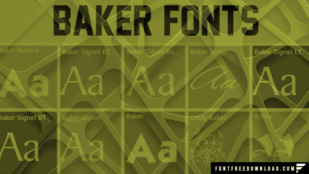 Free Baker Signet Font