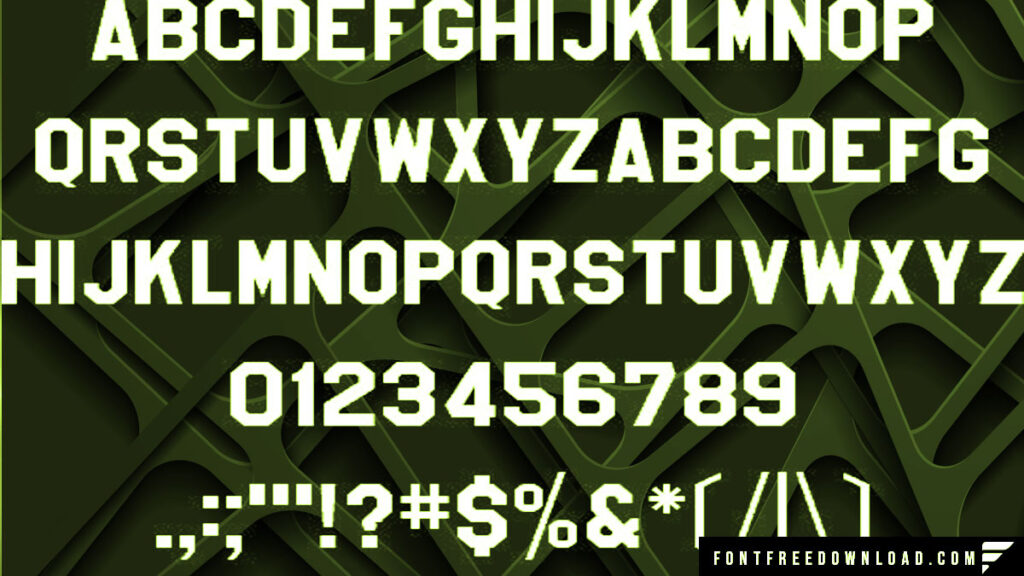 Free High School USA Font