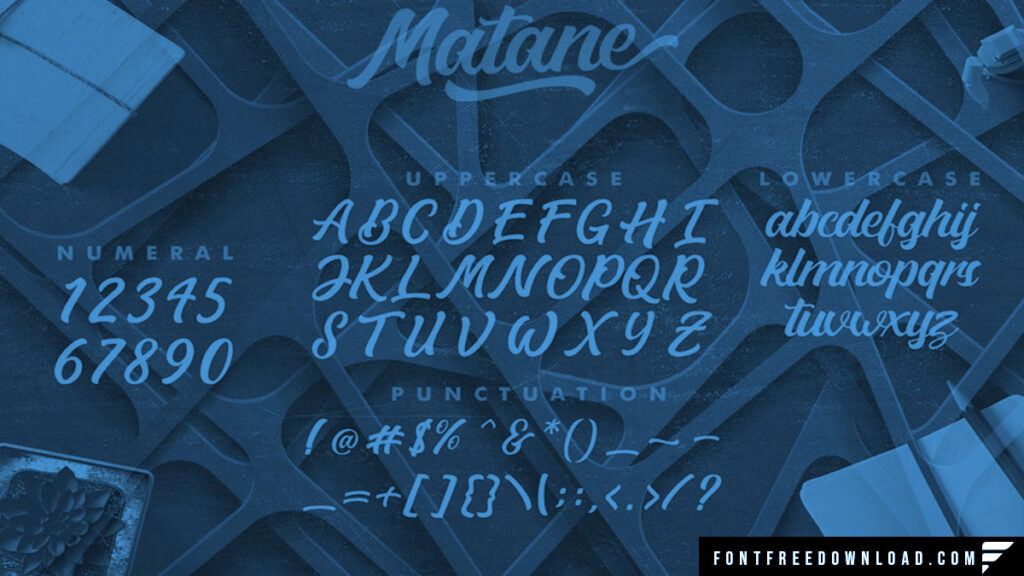 Free Matane Script Font