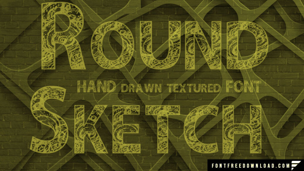 Free Round Sketch Font