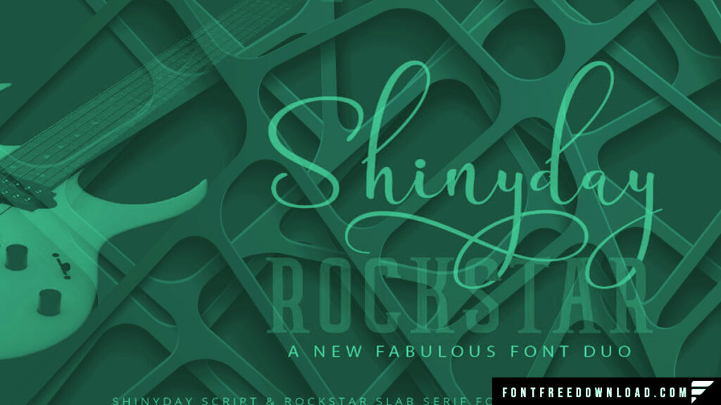 Free Shinyday & Rockstar Fonts