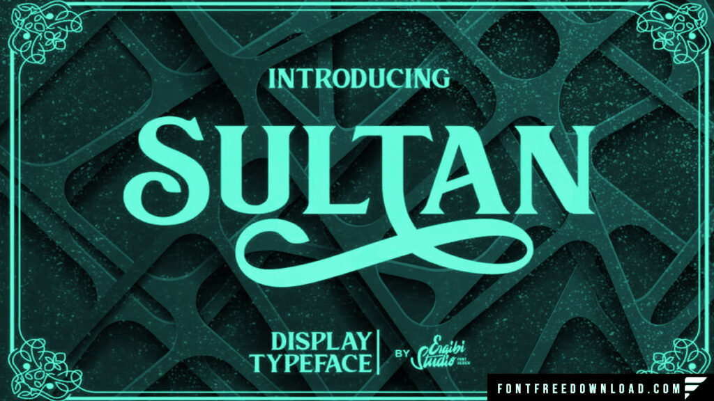 Free Sultan Serif Font