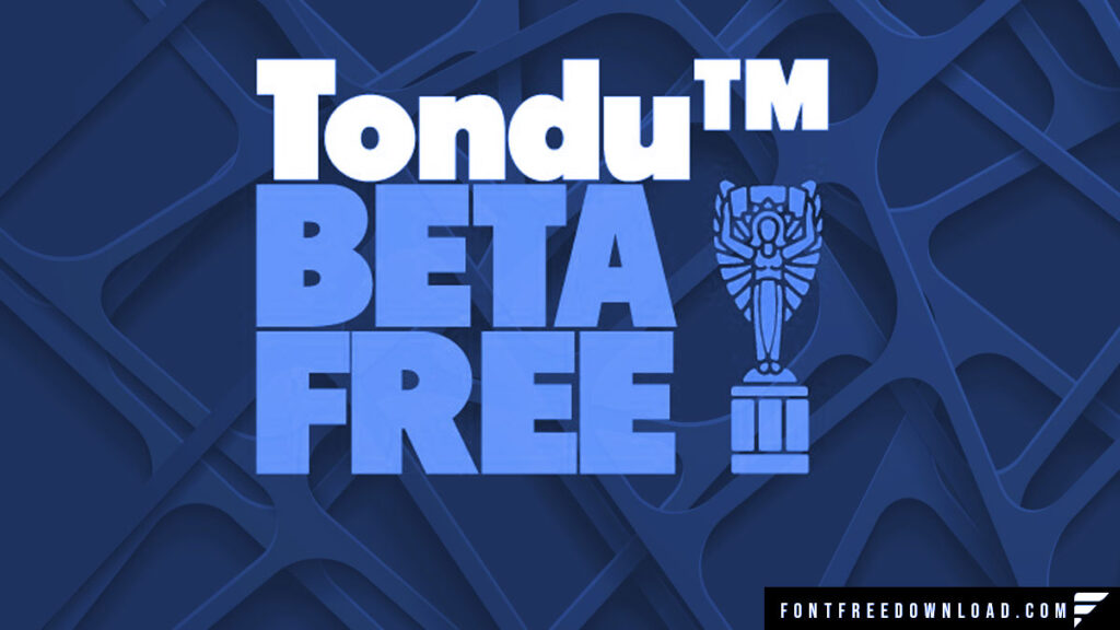 Free Tondu Typeface