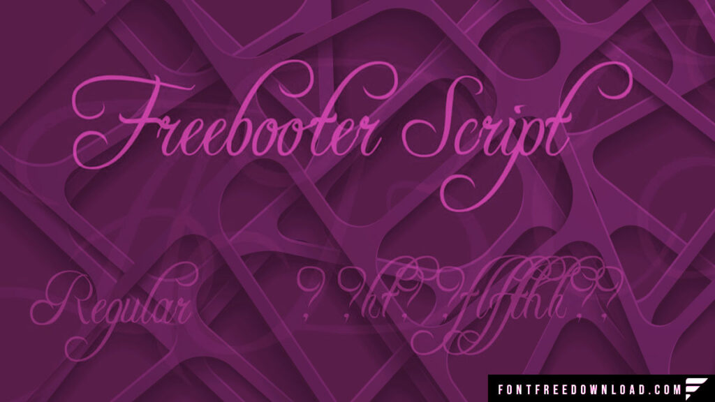 Freebooter Script Font: Available for Free