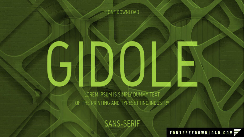 Gidole Font Free Download