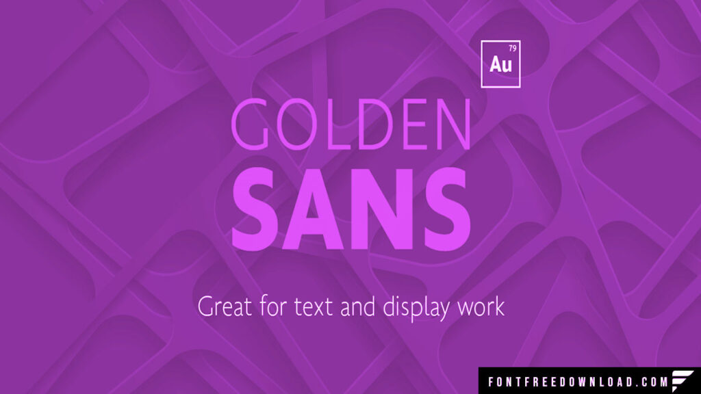 Golden Sans Font Free Download