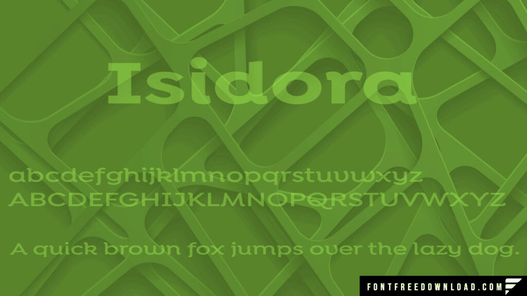 Isidora Font Free Download