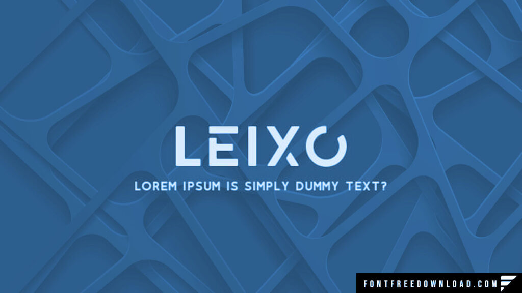 Leixo Font Free Download