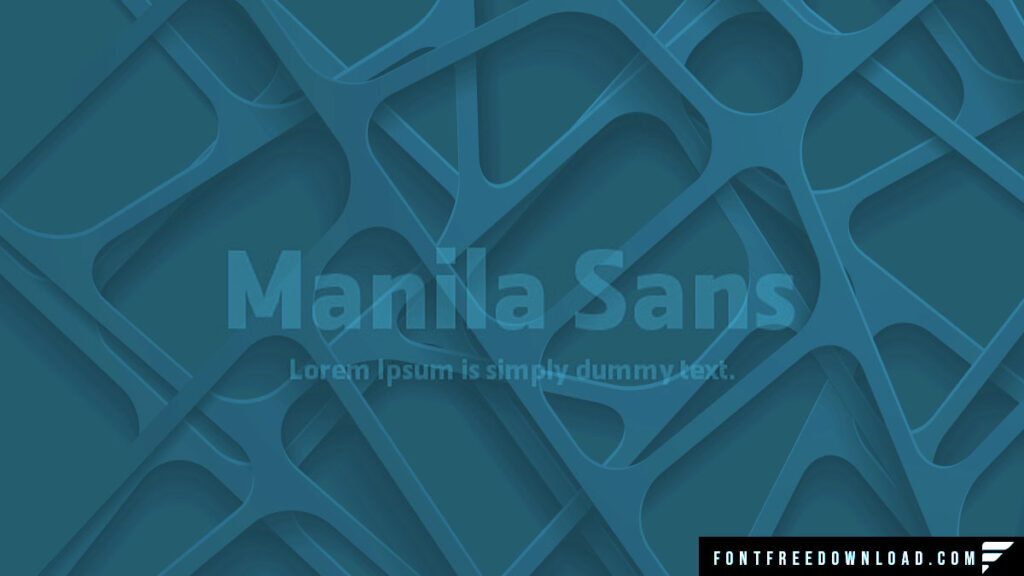 Manila Sans Font Family Free Download