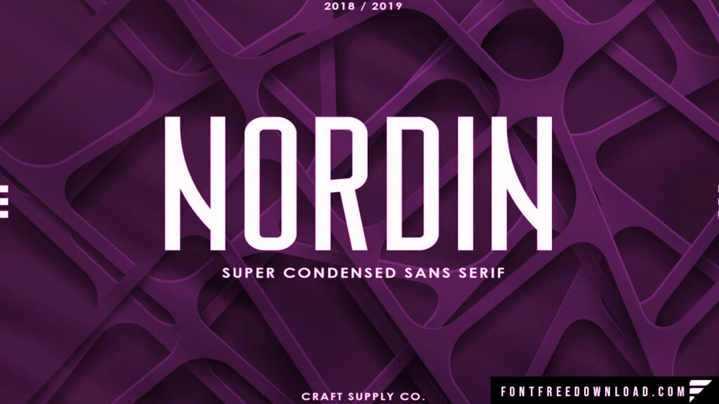 Nordin Vintage Font Free Download