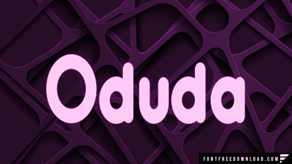 Oduda Font Free Download