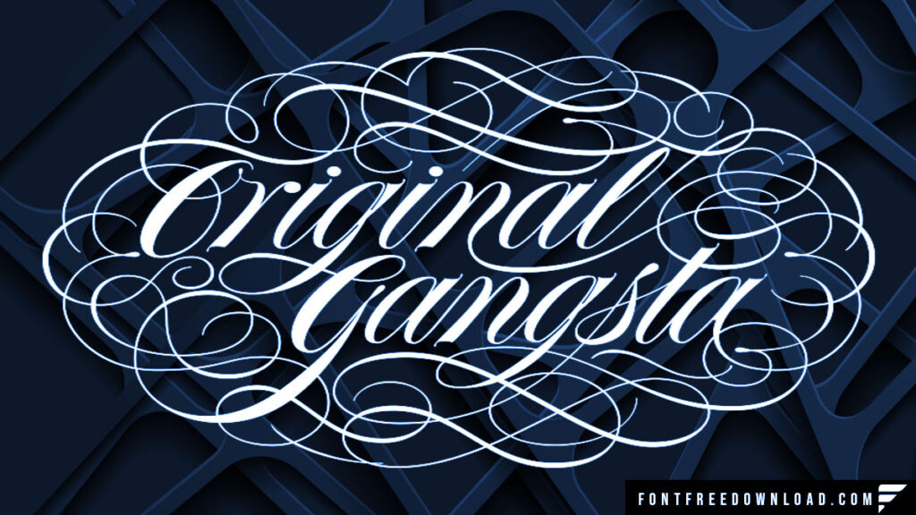 Original Gangsta Font Free Download