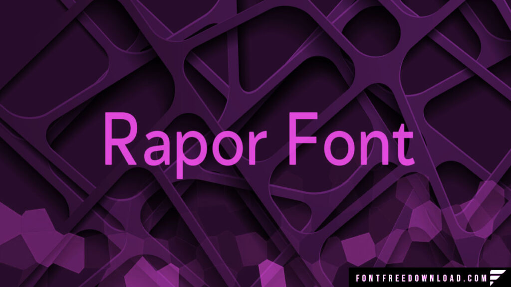 Rapor Font Free Download