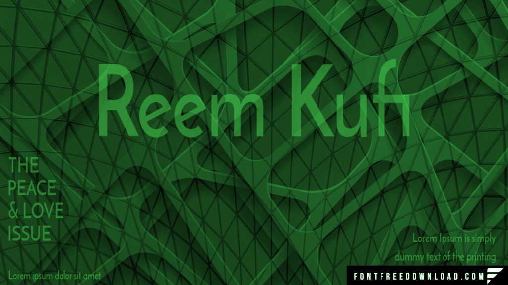 Reem Kufi Font Free Download