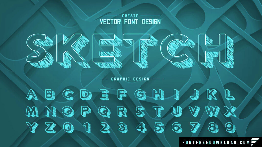 Round Sketch Font Free Download