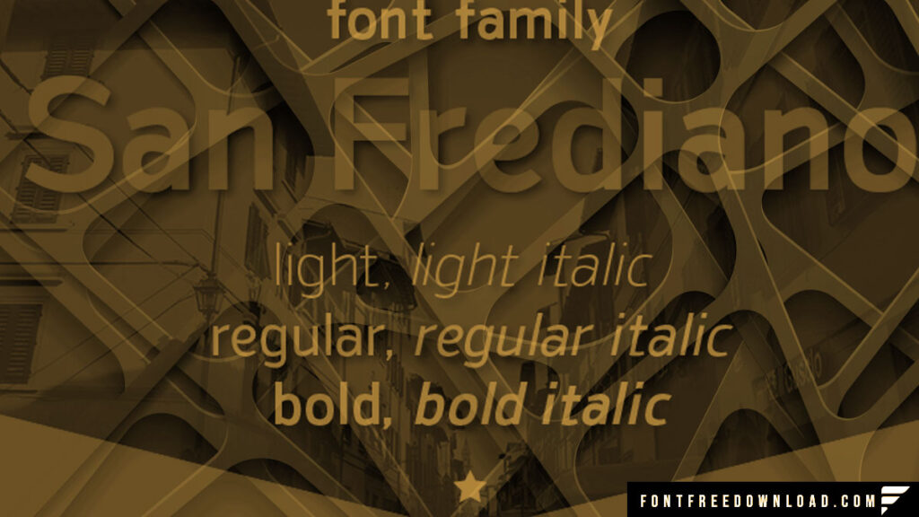 San Frediano Typeface Collection