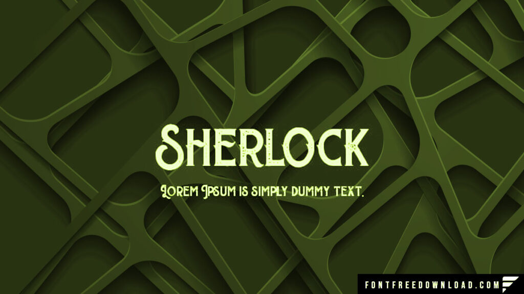 Sherlock Font Free Download