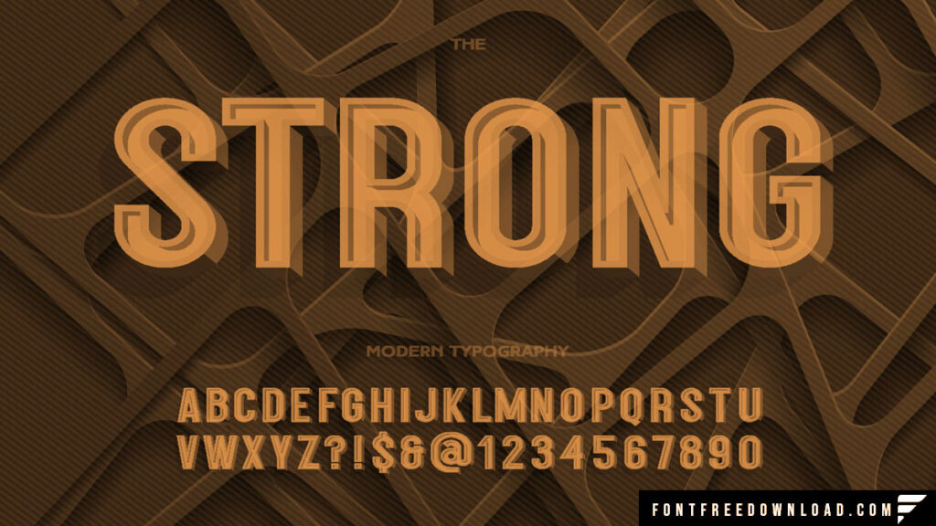 Strong Bold Font Free Download