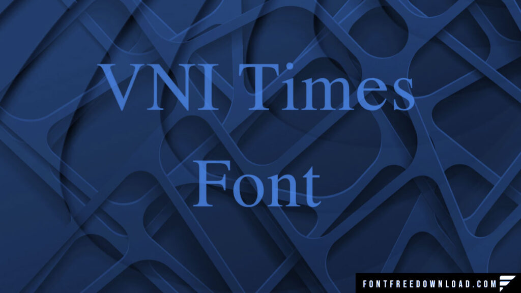 VNI Times Font Free Download