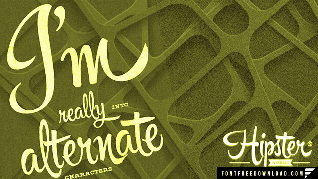 Vintage-Inspired Hipster Font Collection